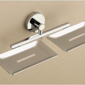 APPLE TOOLS AND HARDWARES STYLISH LUXURIOUS STAINESS STEEL BATHROOM ACCESSORIES, BATH COLLECTIONS DOUBLE SOAP DISH